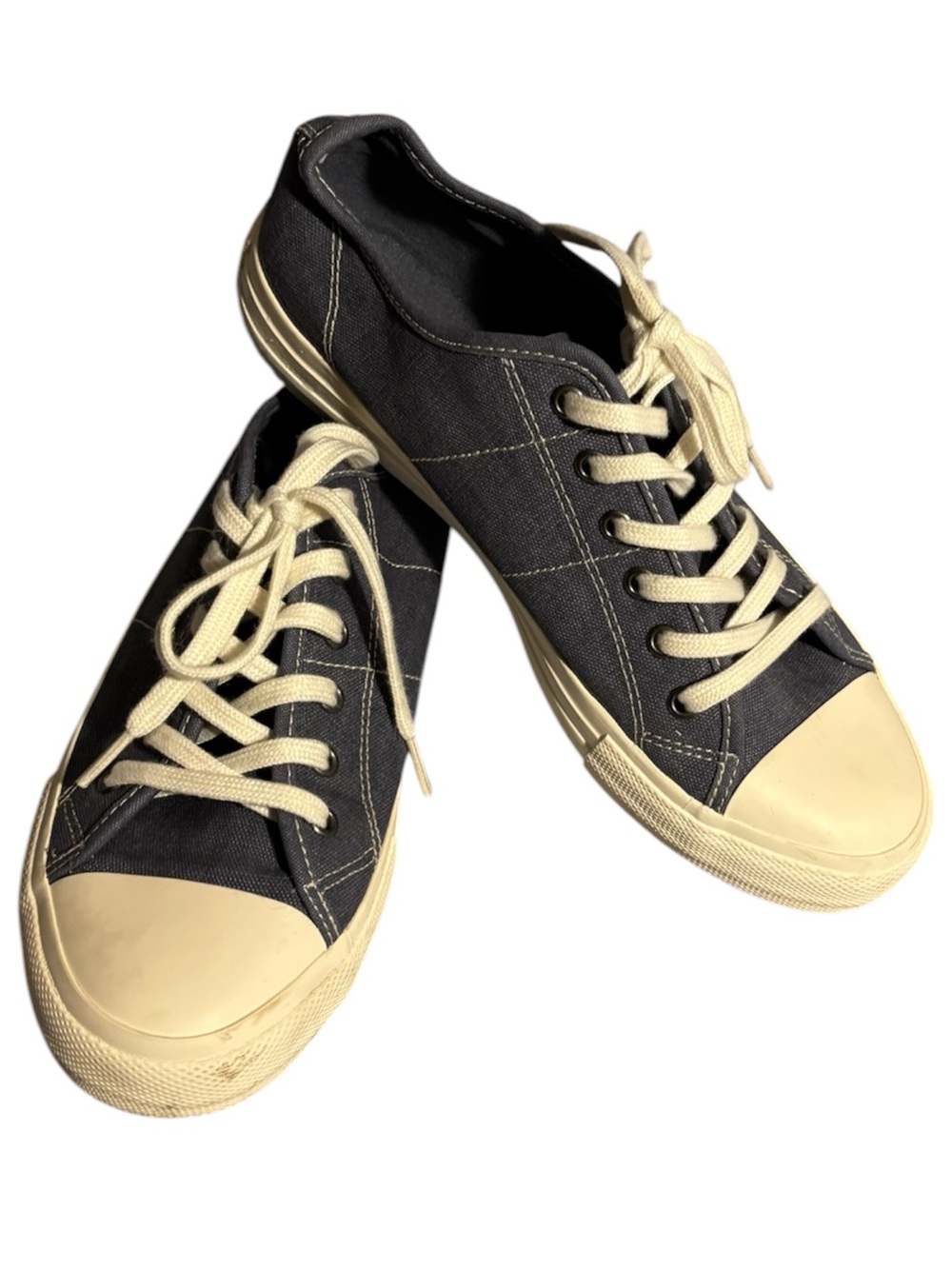 AE women’s blue canvas low top sneakers size 7